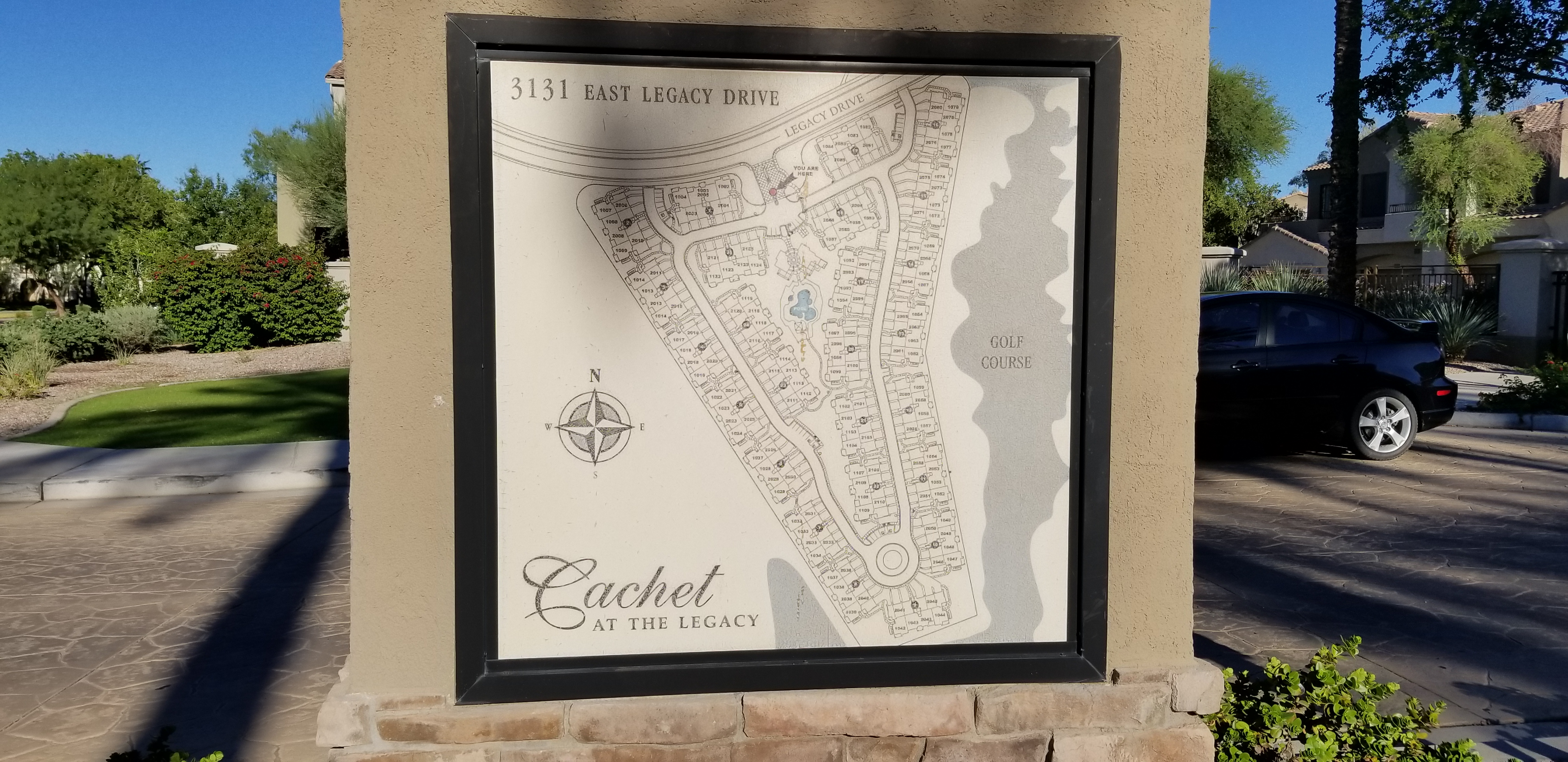 Map of Legacy Community at Entrance