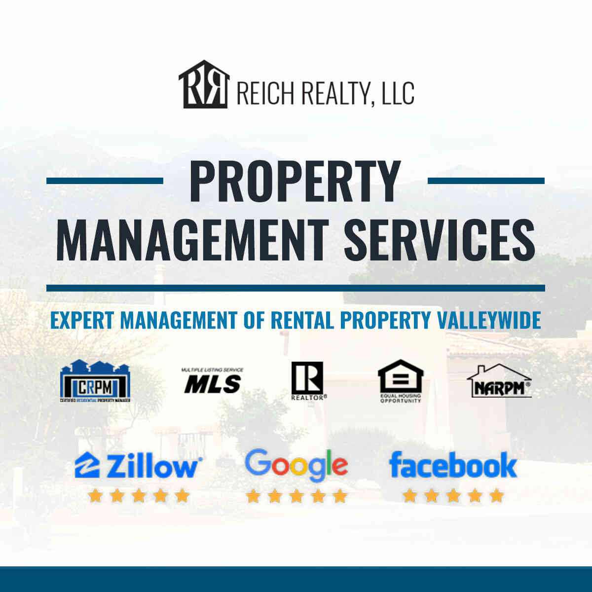 Rental Home Property Managment Phoenix Metro Area Reich Realty